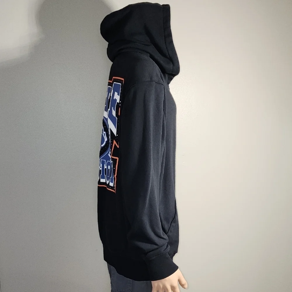 True Religion Black Zip-Up Hoodie